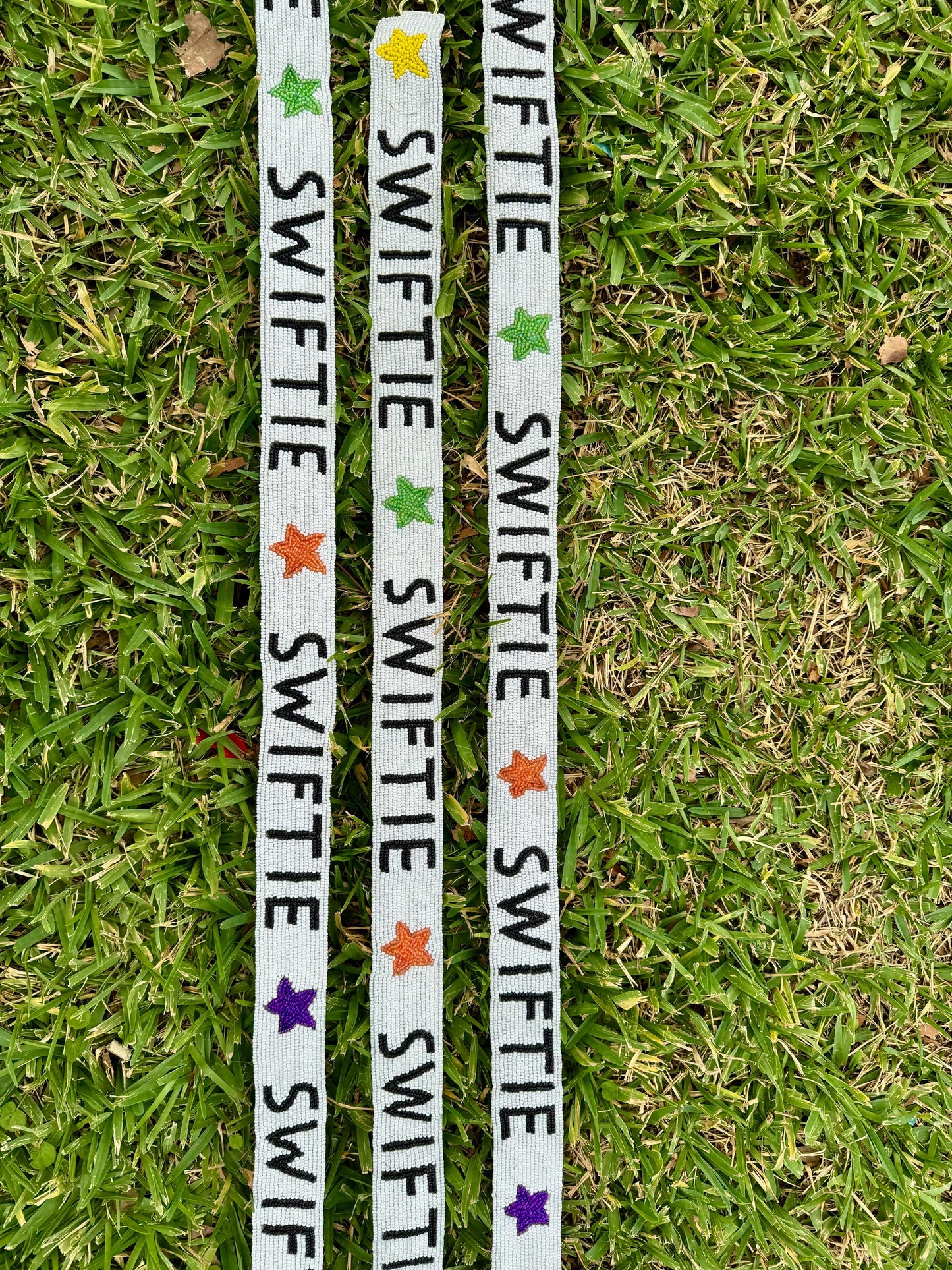 Swiftie-Inspired Bag Strap | Handcrafted Shoulder Strap for Taylor Swift Fans | Stylish Fan Accessory Custom Beaded Purse Strap | Concert