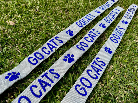 Kentucky Wildcats Beaded Purse Strap, Handcrafted, Graduation Gift, Game Day Accessory, Back to School, Tailgating, Stadium Approved