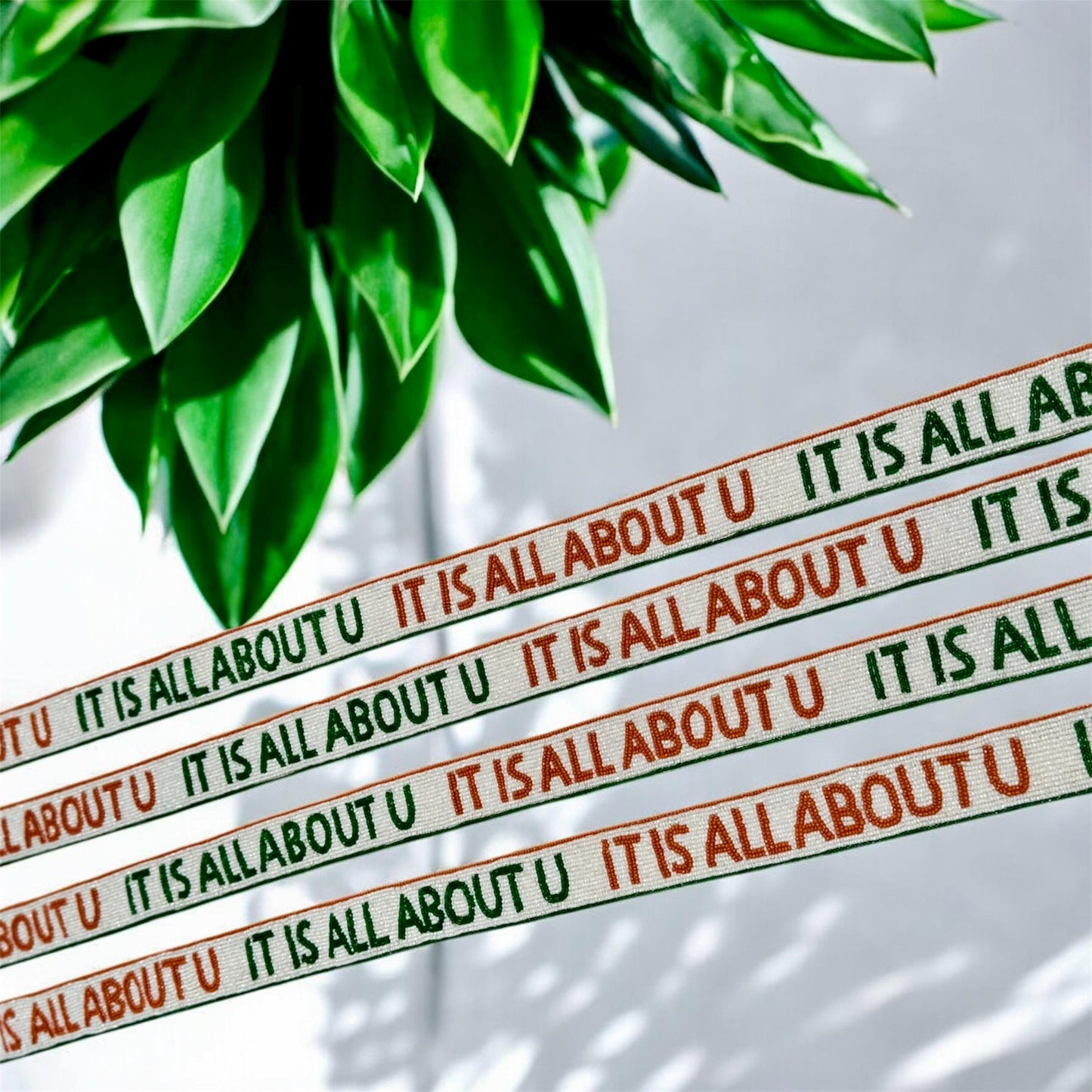 University of Miami Beaded Purse Strap, Handmade, Crossbody, Shoulder, Stadium Approved, Game Day, Graduation, Mothers Day, Gift, Tailgating