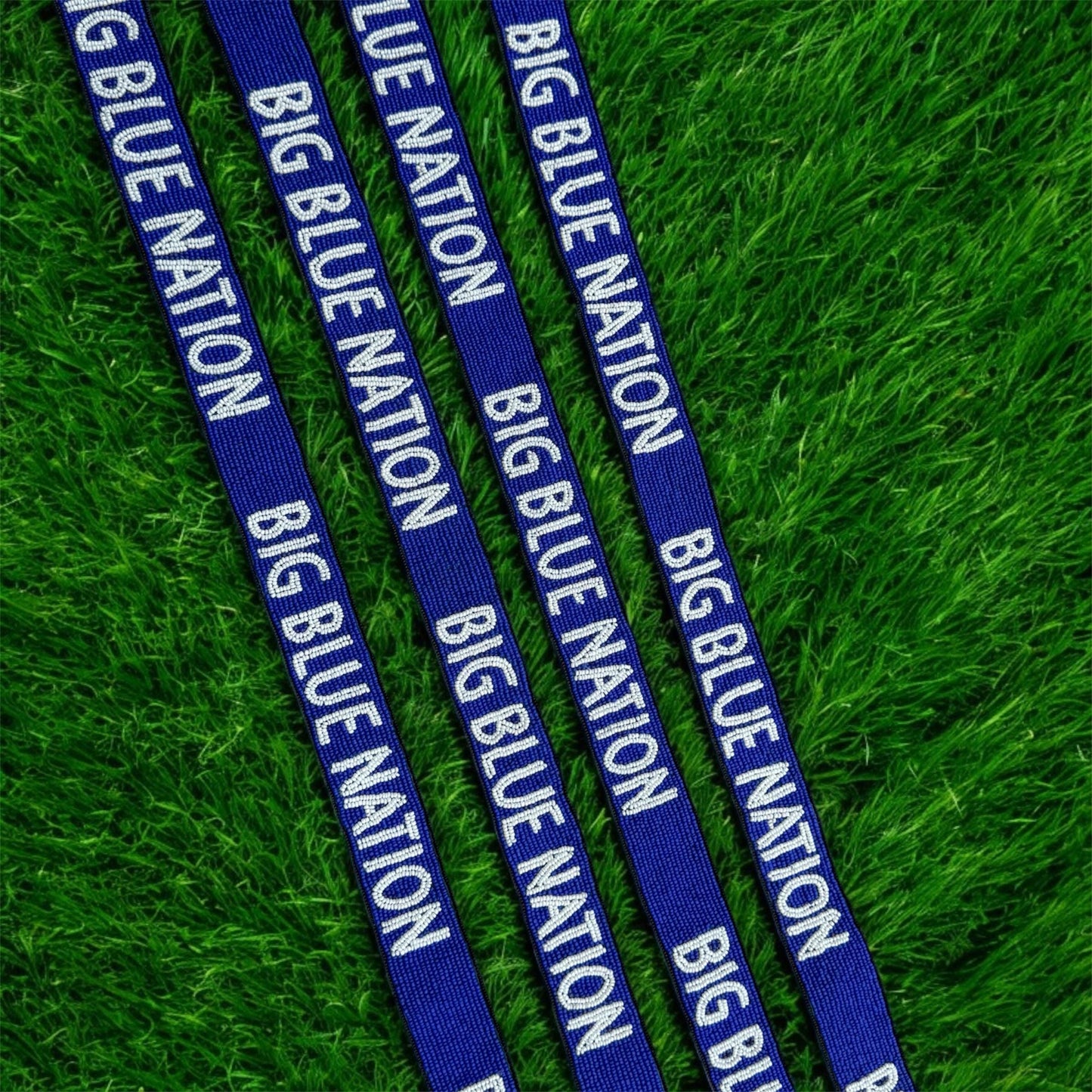 UK Wildcats Beaded Purse Strap, Handmade, Big Blue Nation, Crossbody, Shoulder, Stadium Approved, Game Day, Graduation, Gift