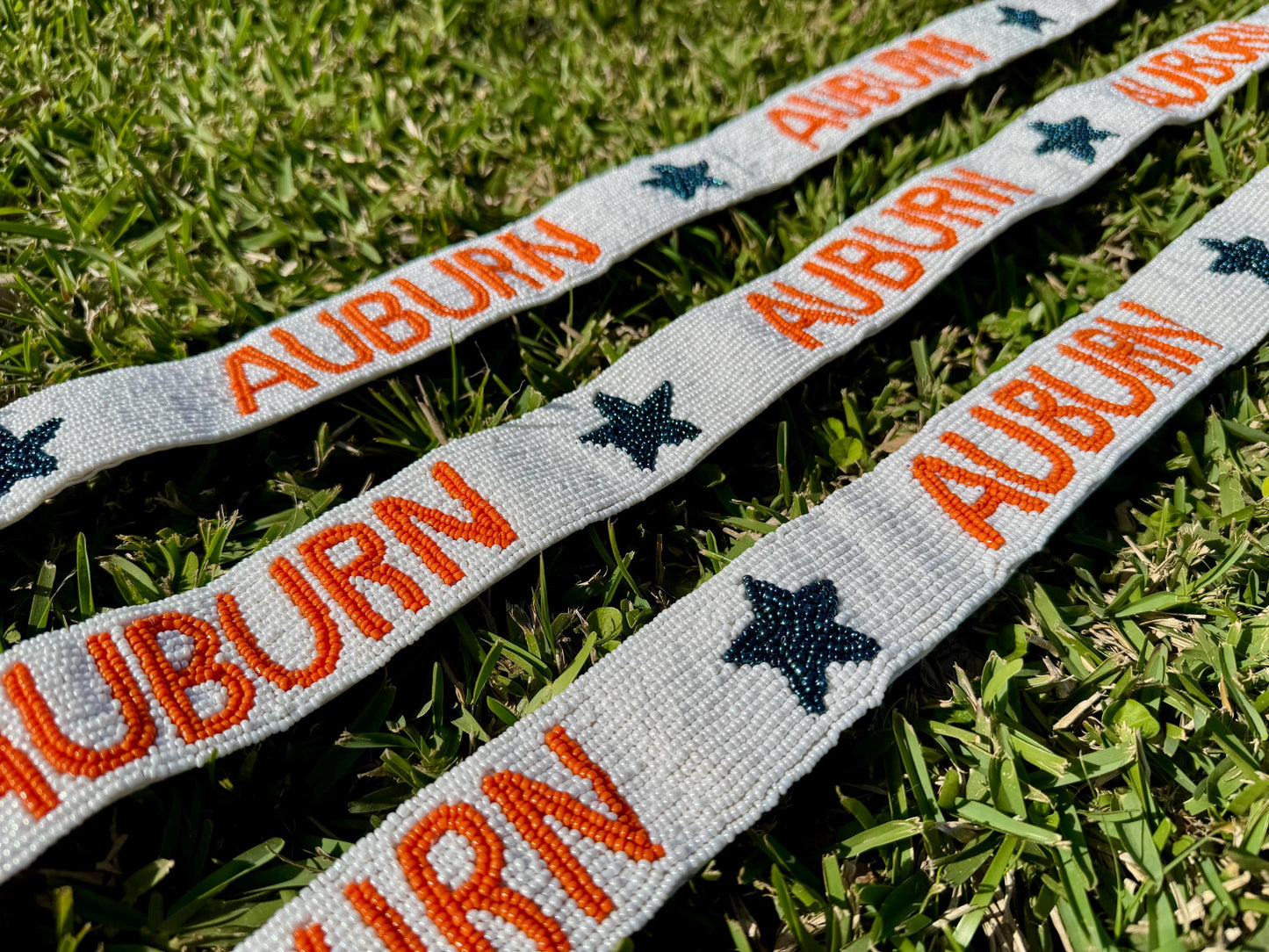 Auburn War Eagle Beaded Purse Strap, Handcrafted, Graduation Gift, Game Day Accessory, Gifts, Tailgating, Stadium Approved, Adjustable