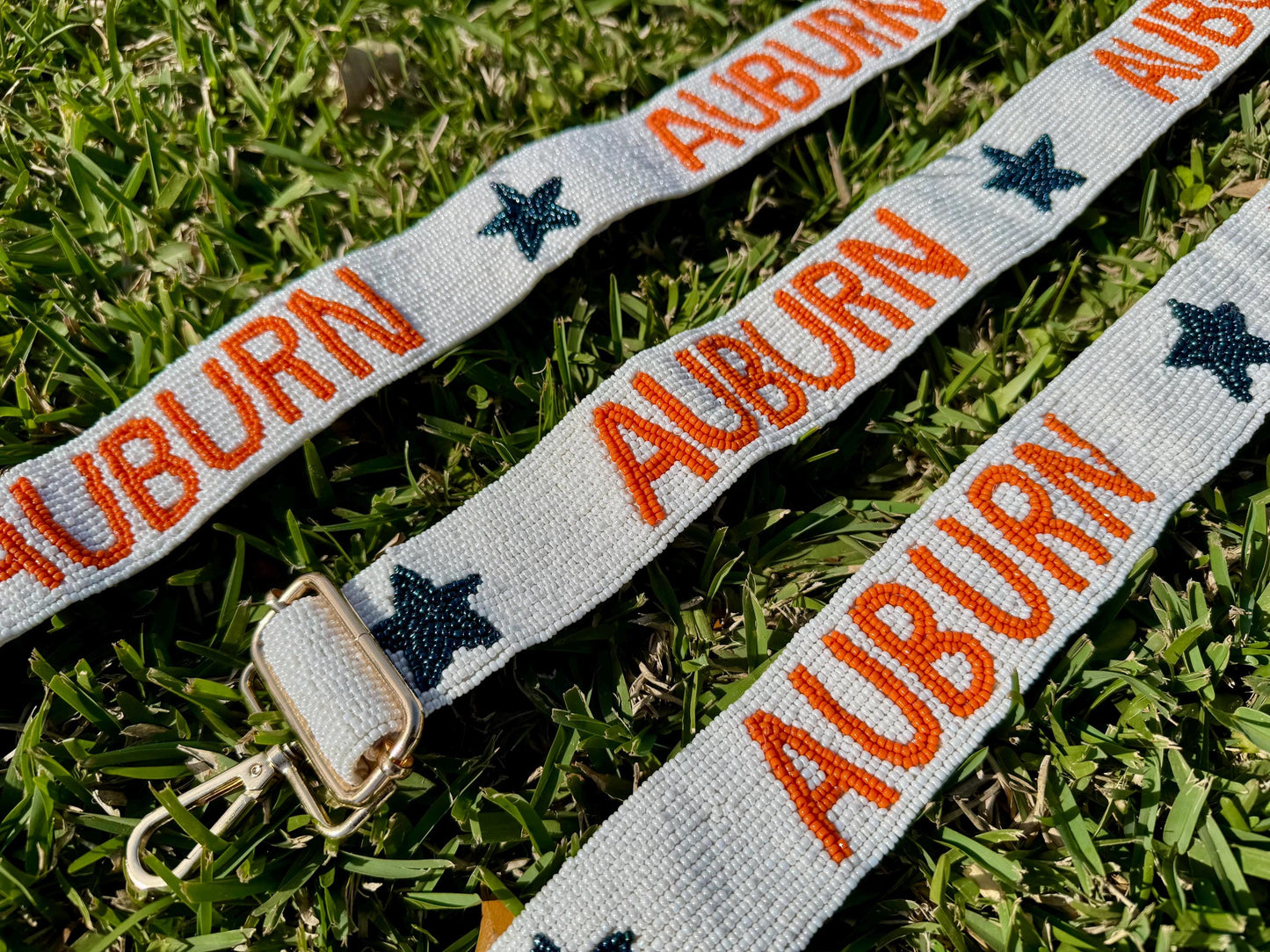 Auburn War Eagle Beaded Purse Strap, Handcrafted, Graduation Gift, Game Day Accessory, Gifts, Tailgating, Stadium Approved, Adjustable