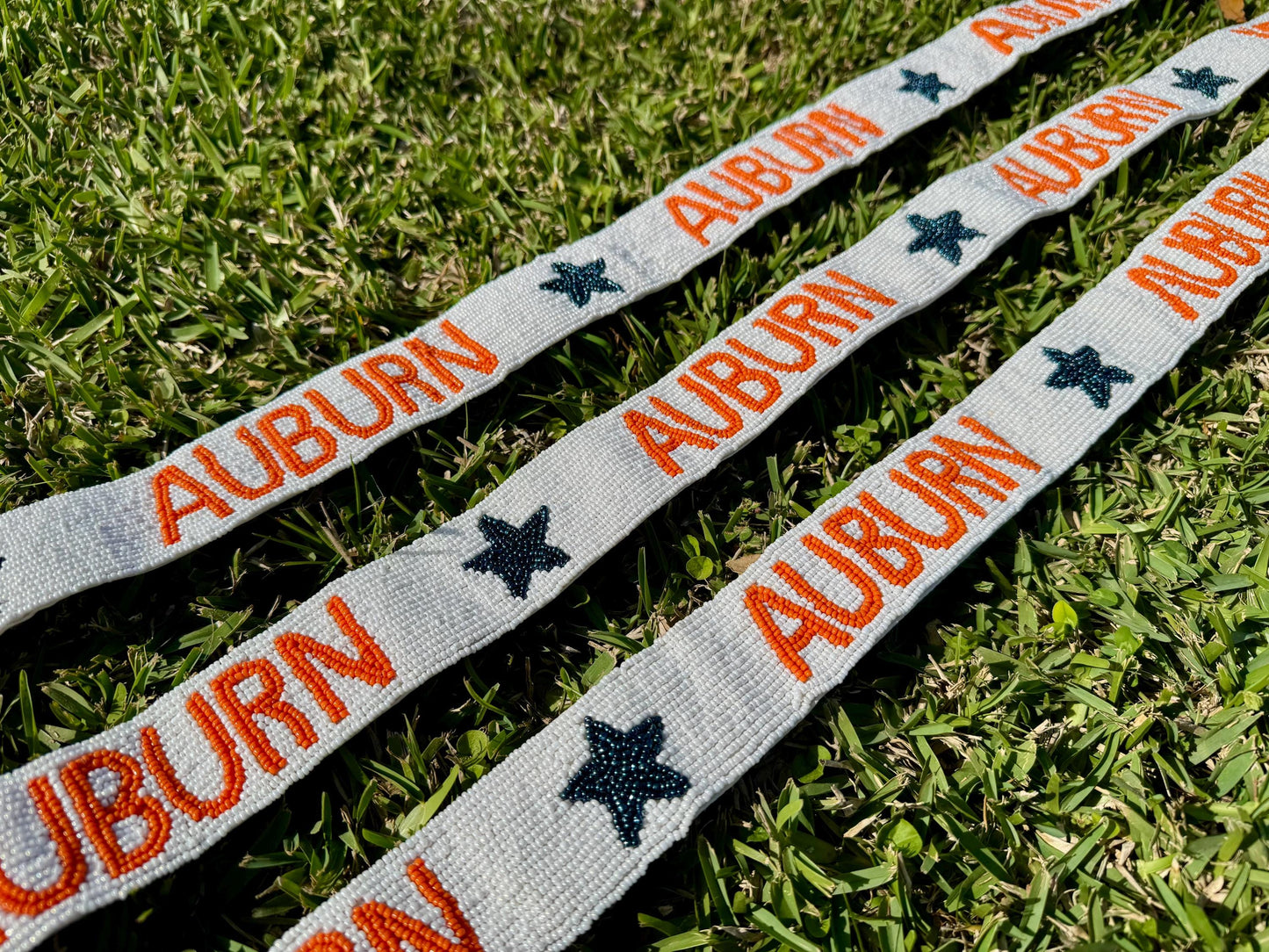Auburn War Eagle Beaded Purse Strap, Handcrafted, Graduation Gift, Game Day Accessory, Gifts, Tailgating, Stadium Approved, Adjustable