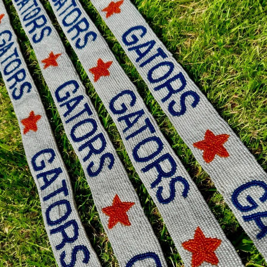 Florida Gators Beaded Purse Strap, Adjustable, Crossbody, Handmade, Game Day, Graduation, Gift, Back to School, Blue & Orange UF Accessory